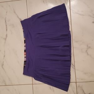 Lululemon Purple Pleated Tennis Skirt